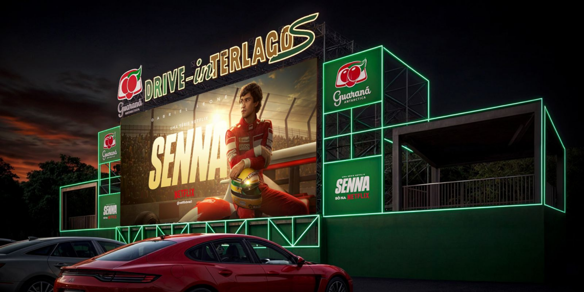 Guarana Antarctica celebrates Netflix miniseries Senna